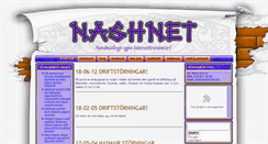 Desktop Screenshot of nashnet.nu
